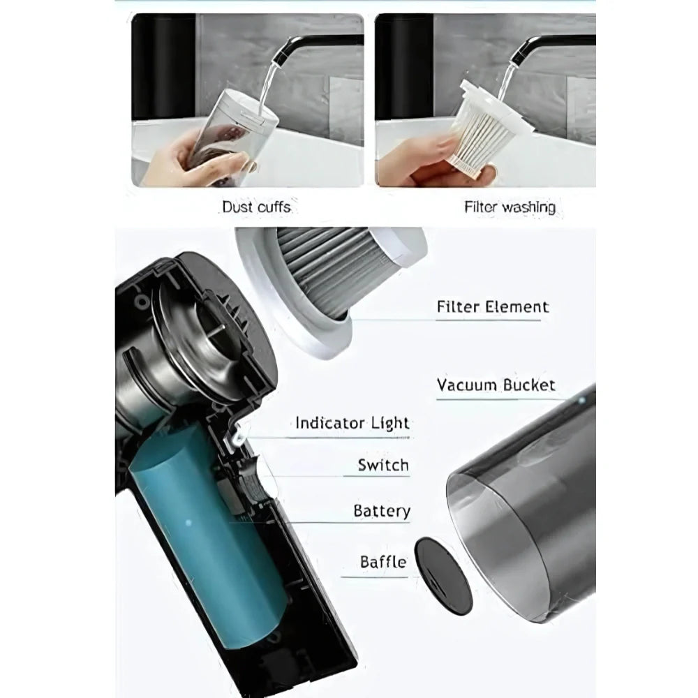 Cordless Air Duster Vacuum Home Accessories