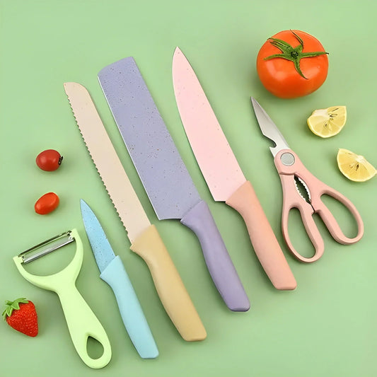 Best corrugated 6pc kitchen knife set - 2025 | fast shipping