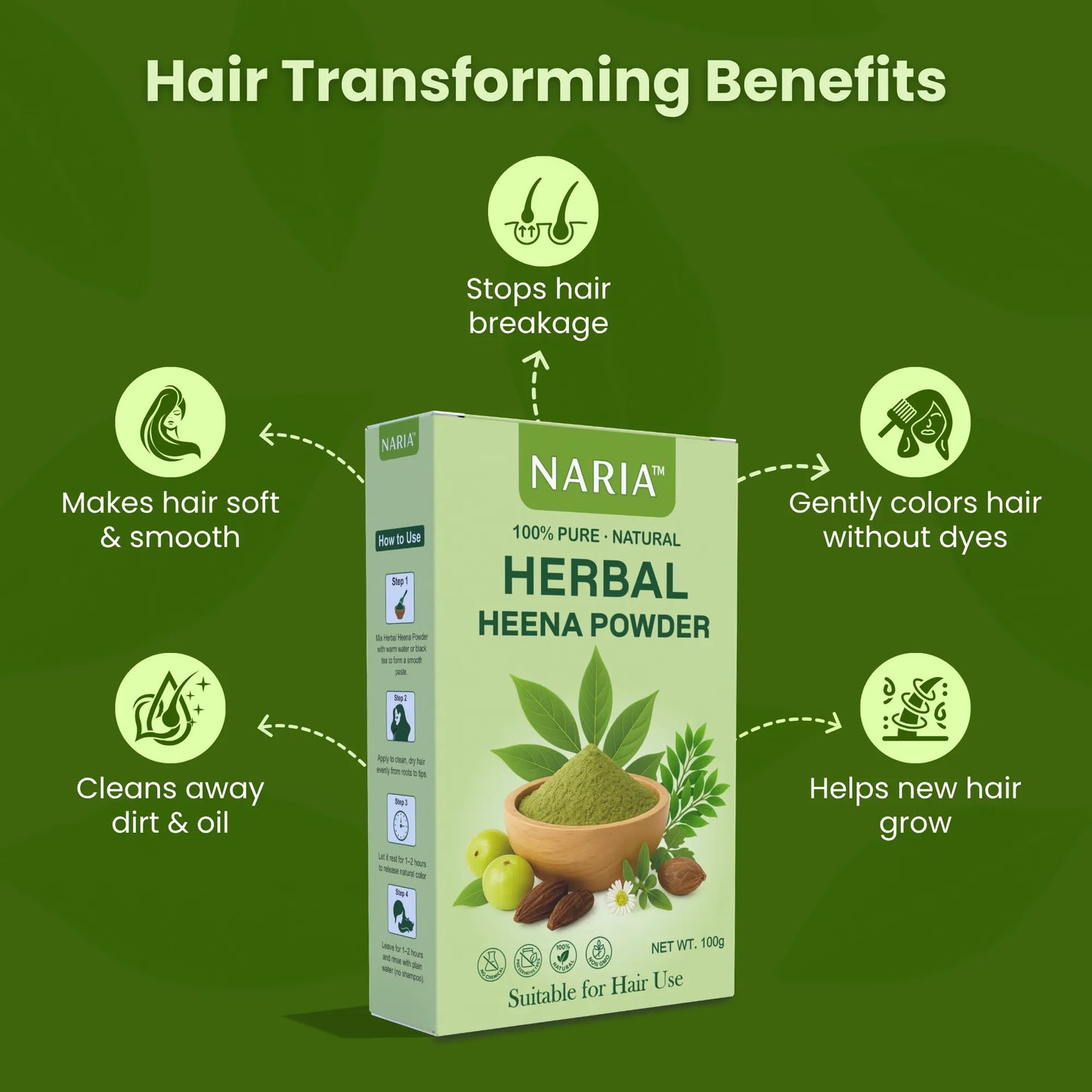 Naria Herbal Heena Powder