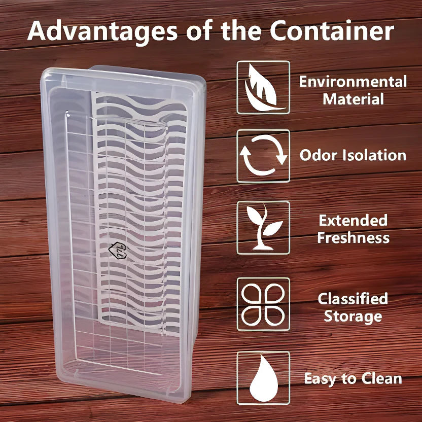 Crisp Keeper Fridge Containers Kitchenware