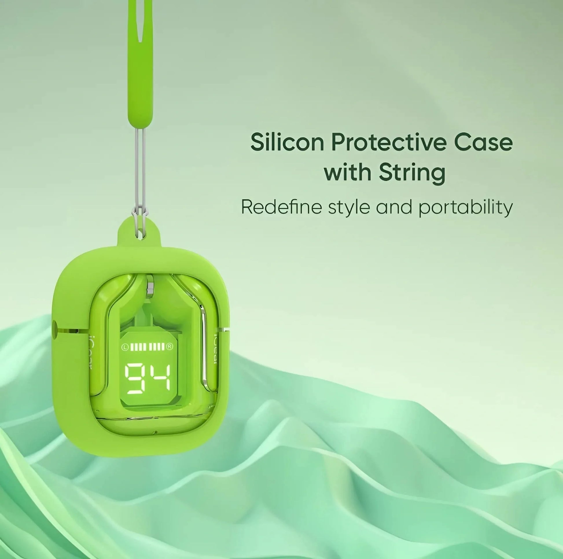 Crystal Clear LED Earbuds earbuds