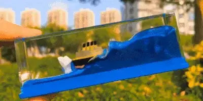 Car Dashboard Unsinkable Cruise Ship
