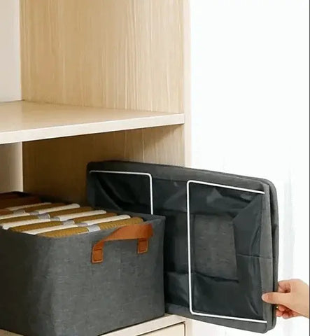 Flexi Fold Large Cloth Basket (Pack of 2)