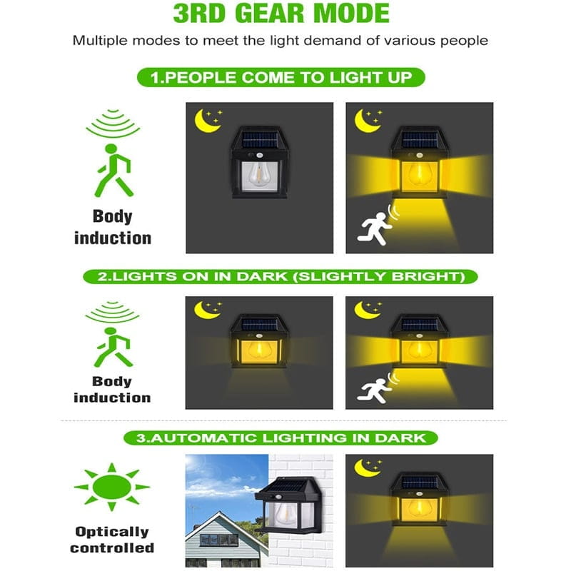 Solar Light Outdoor Wall Light