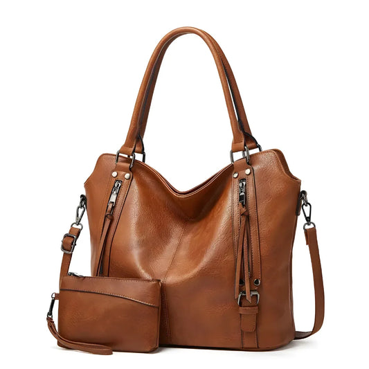 Designer Vegan Leather Hobo Bag