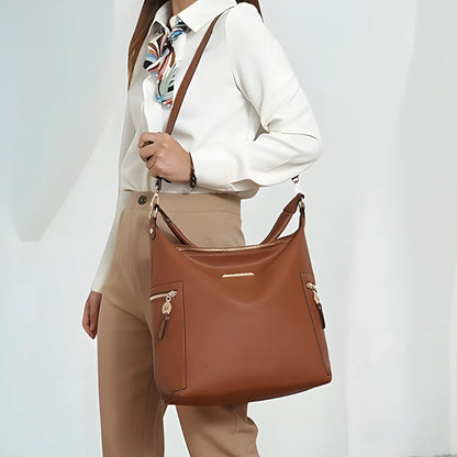 Designer Vegan Leather Hobo Bag