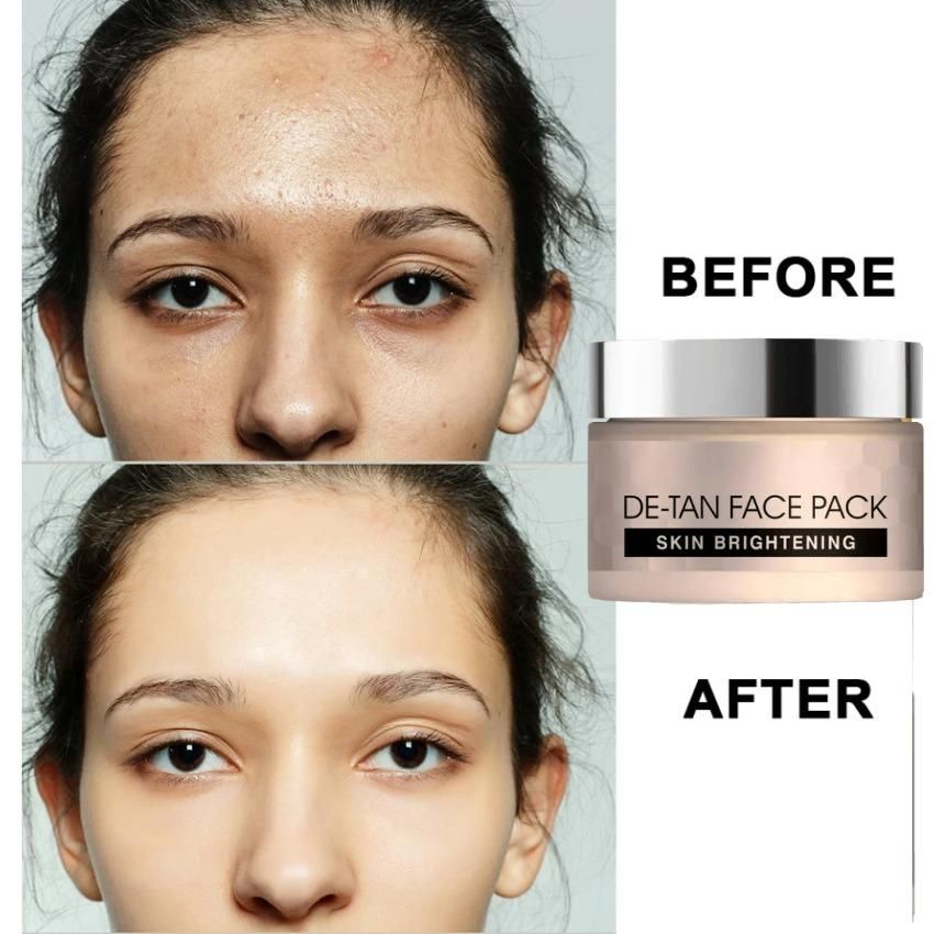 Detan Skin Brightening Face Pack (Pack of 2) Free Size