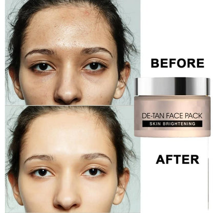Detan Skin Brightening Face Pack (Pack of 2) Free Size