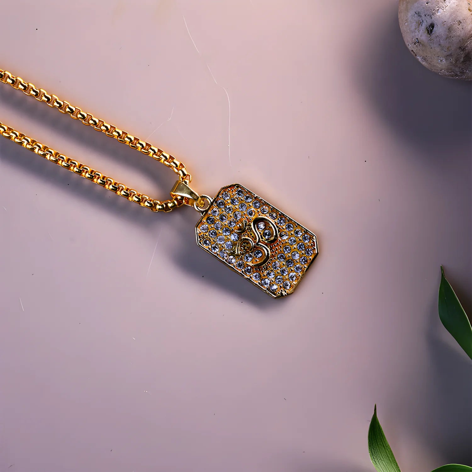 Diamond Om Pendant Necklace jewelry