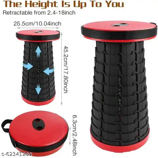 Folding Stool Retractable Smart Travel Stool Lightweight Collapsible Smart  Disk Stool, Portable Folding Stool, Camping Stool,