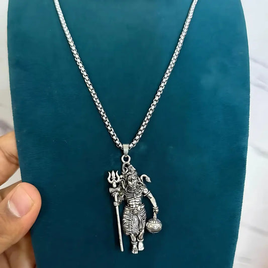 Divine Shiva Locket With Chain jewelry