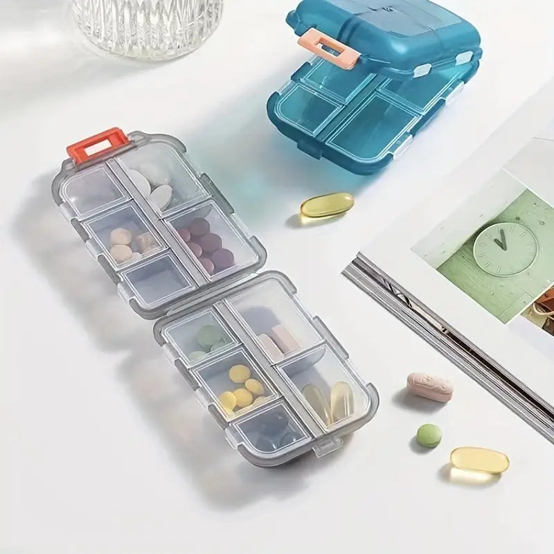 Double Layer Pill Organizer Kitchenware