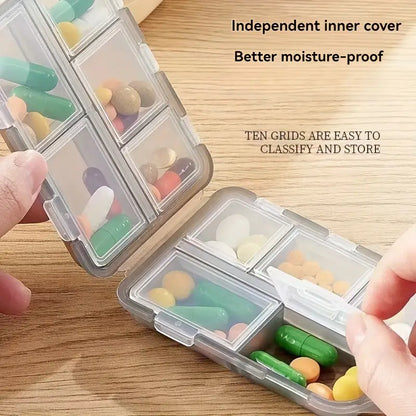 Double Layer Pill Organizer Kitchenware