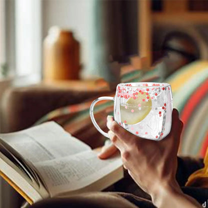 Double Walled Glass Mugs Home & Kitchen