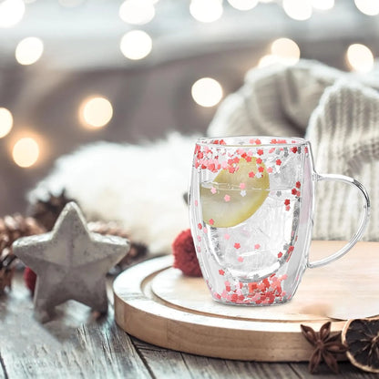 Double Walled Glass Mugs Home & Kitchen
