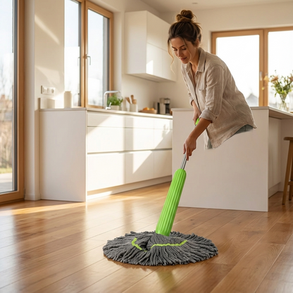 Self-Twisting Rotating Mop
