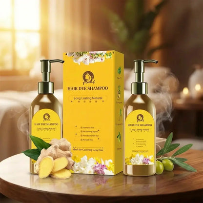 Long Lasting Natural Hair Dye Shampoo 100ML (Pack of 2)