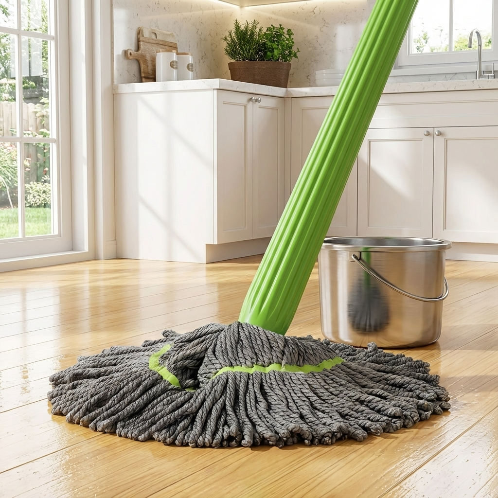 Self-Twisting Rotating Mop