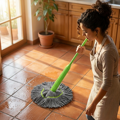 Self-Twisting Rotating Mop