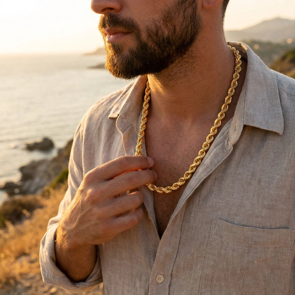 Brass Gold Plated Chain