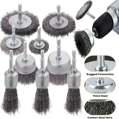 Drill Powered Wheel Brush