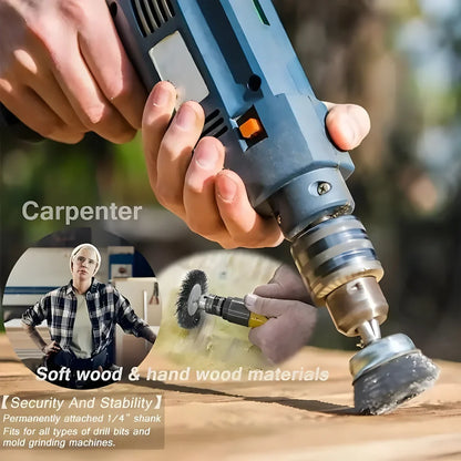 Drill Powered Wheel Brush