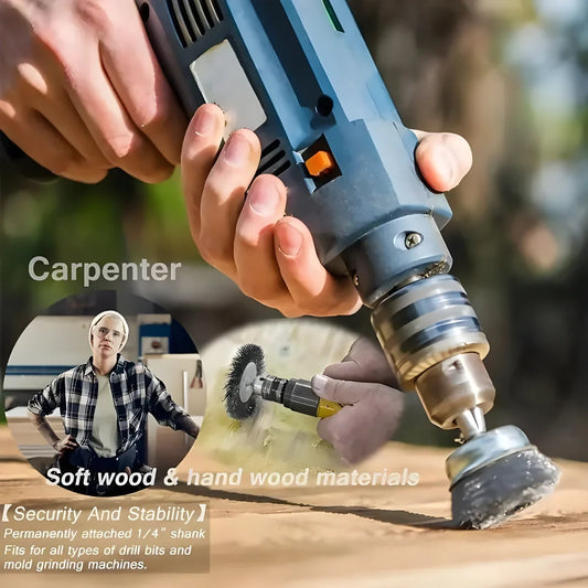 Drill Powered Wheel Brush