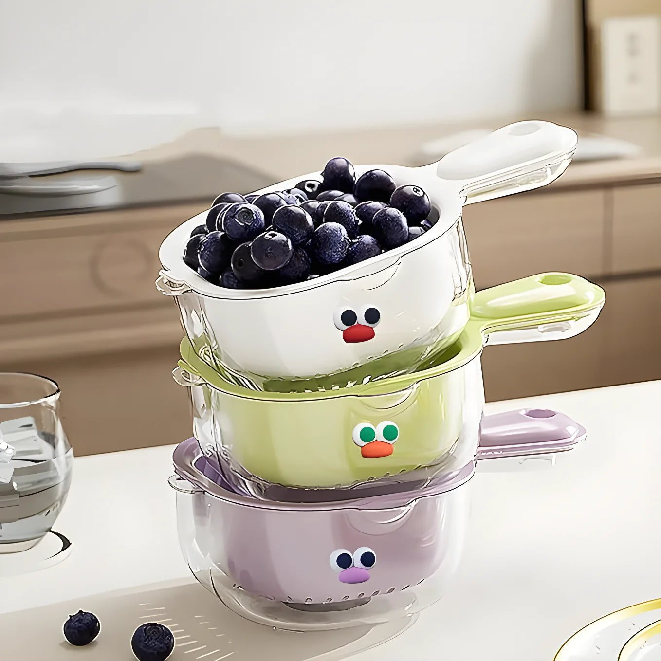 Dual Layer Strainer Basket Kitchenware