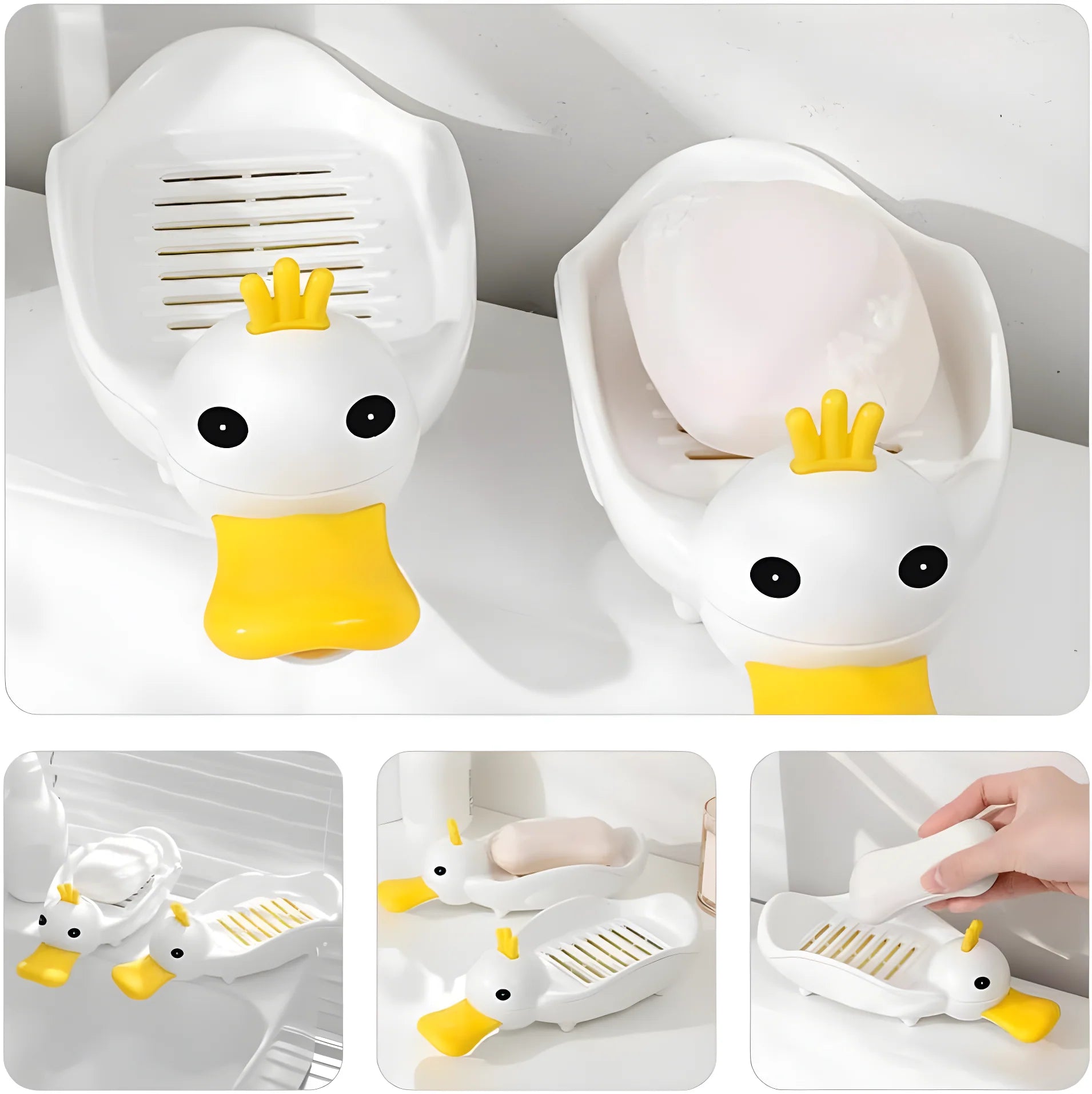 Duck Soap Holder (Pack Of 2)