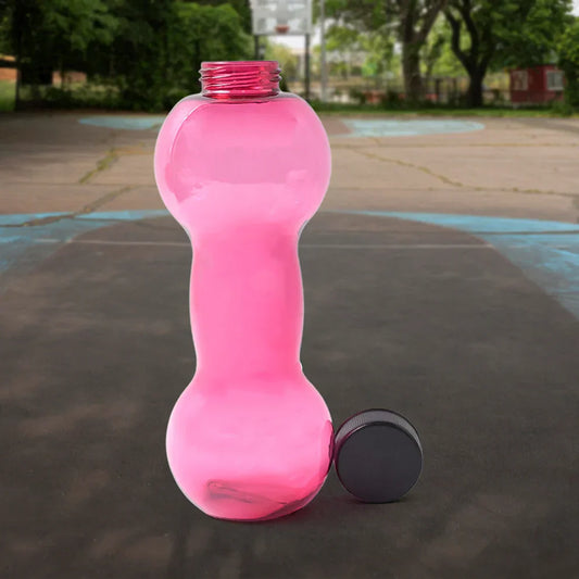 Dumbbell Shape Water Bottle – 750ML - Home & Kitchen