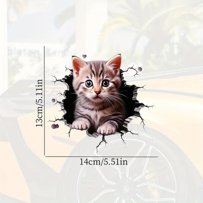 Durable Cat Pattern Car Sticker car accessories