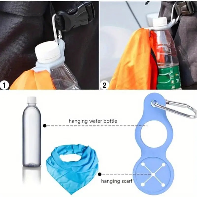 Towel Hook Clip Supplies Ring Multifunction Water Bottle Holder