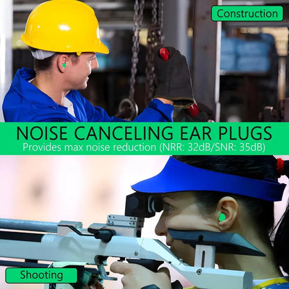 Earplugs Noise Reduction For (1 Pair Foam) - Health Care