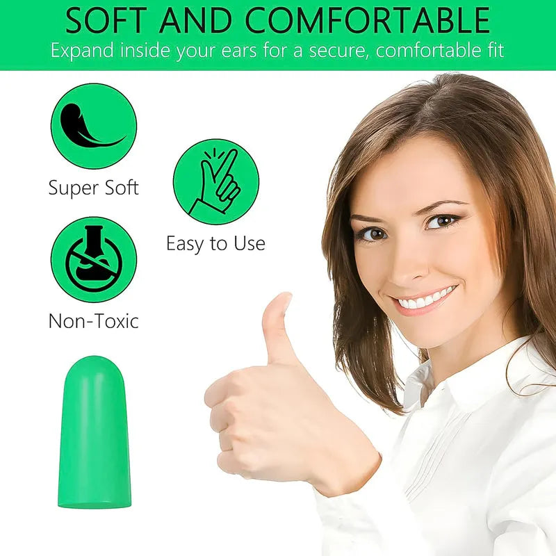 Earplugs Noise Reduction For (1 Pair Foam) - Health Care