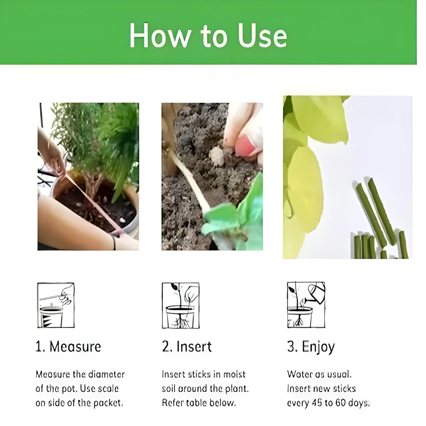 Easy Peel Plant Food Sticks