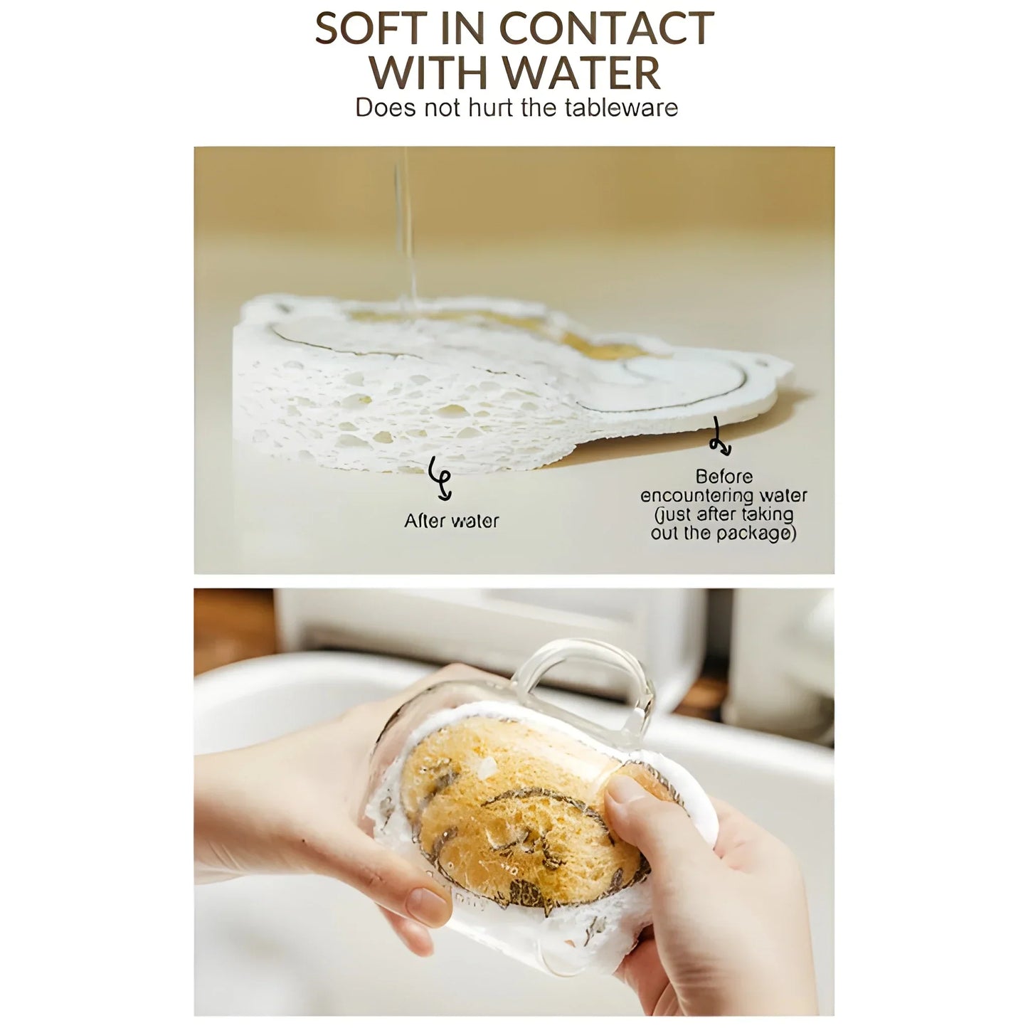 Best eco wood pulp scouring sponge - cleaning brushes | 2025 | fast shipping