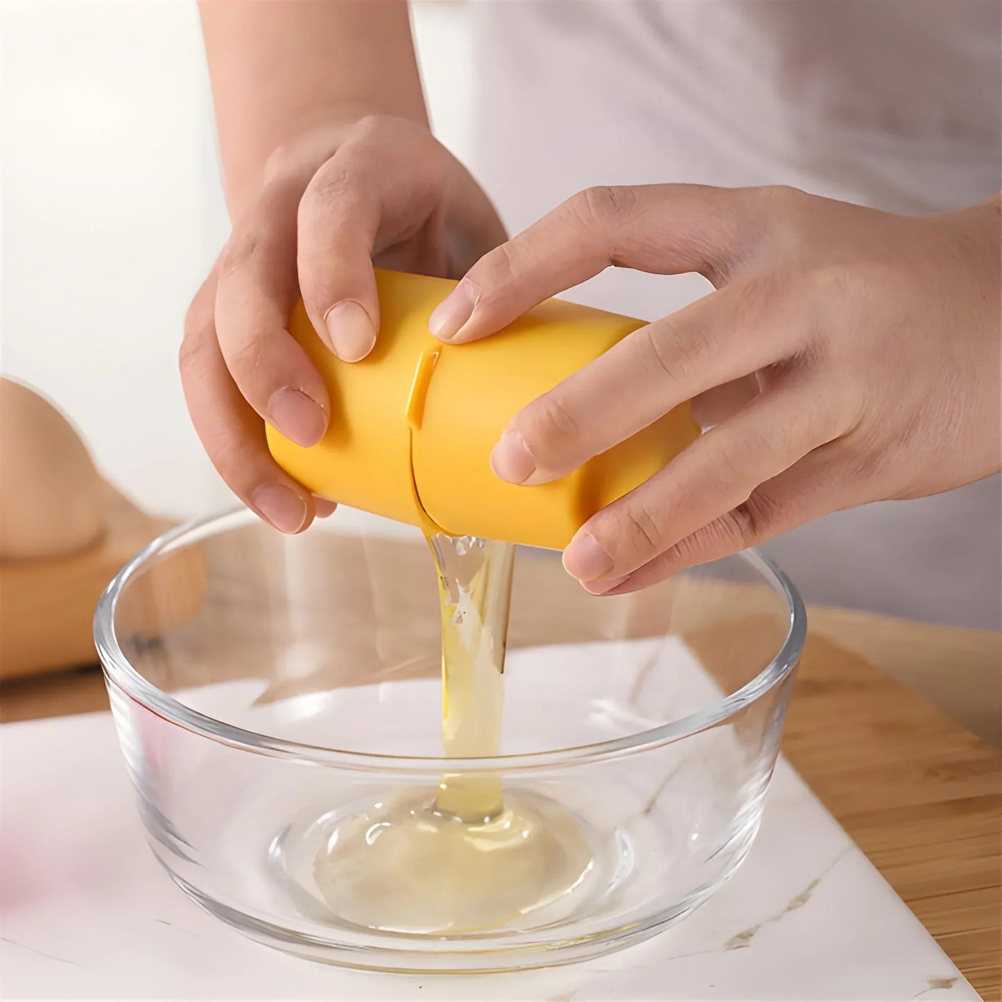 Egg Shell Opener & Cracker Tool For Raw Eggs Handheld - Home Kitchen