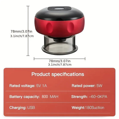 Electric Cupping Machine with Heat – 12 Levels