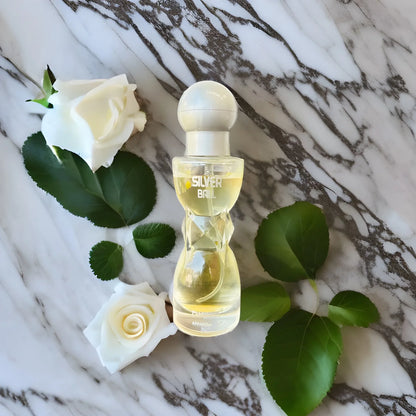 Elegant Silver Ball Perfume