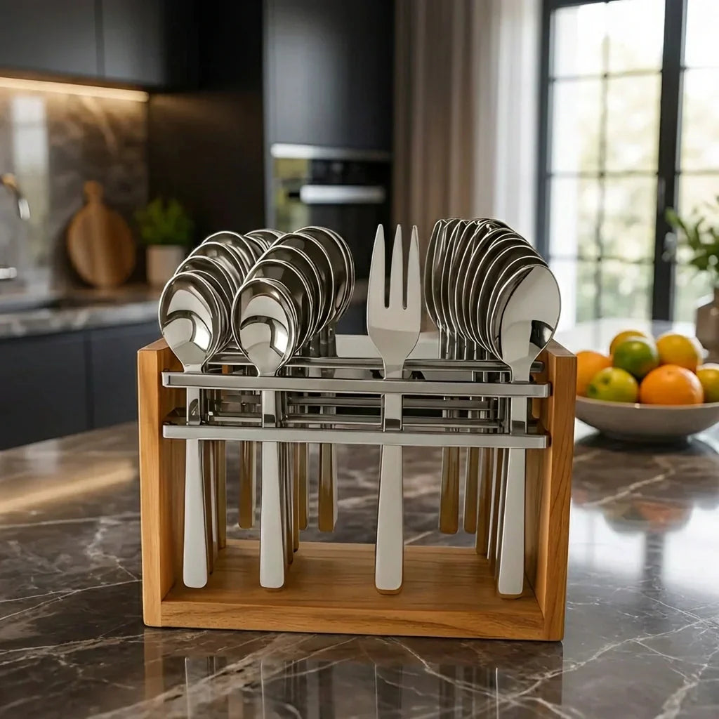 Best elegant stainless steel cutlery set - flatware sets | 2026 | fast shipping