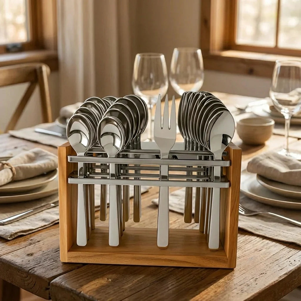 Best elegant stainless steel cutlery set - flatware sets | 2026 | fast shipping