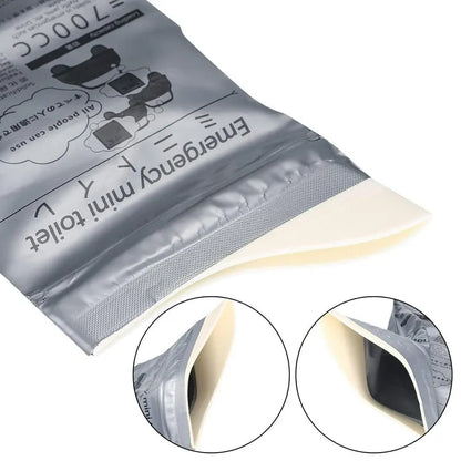 Emergency Mini Toilet Urine Bag (Pack of 4) Health