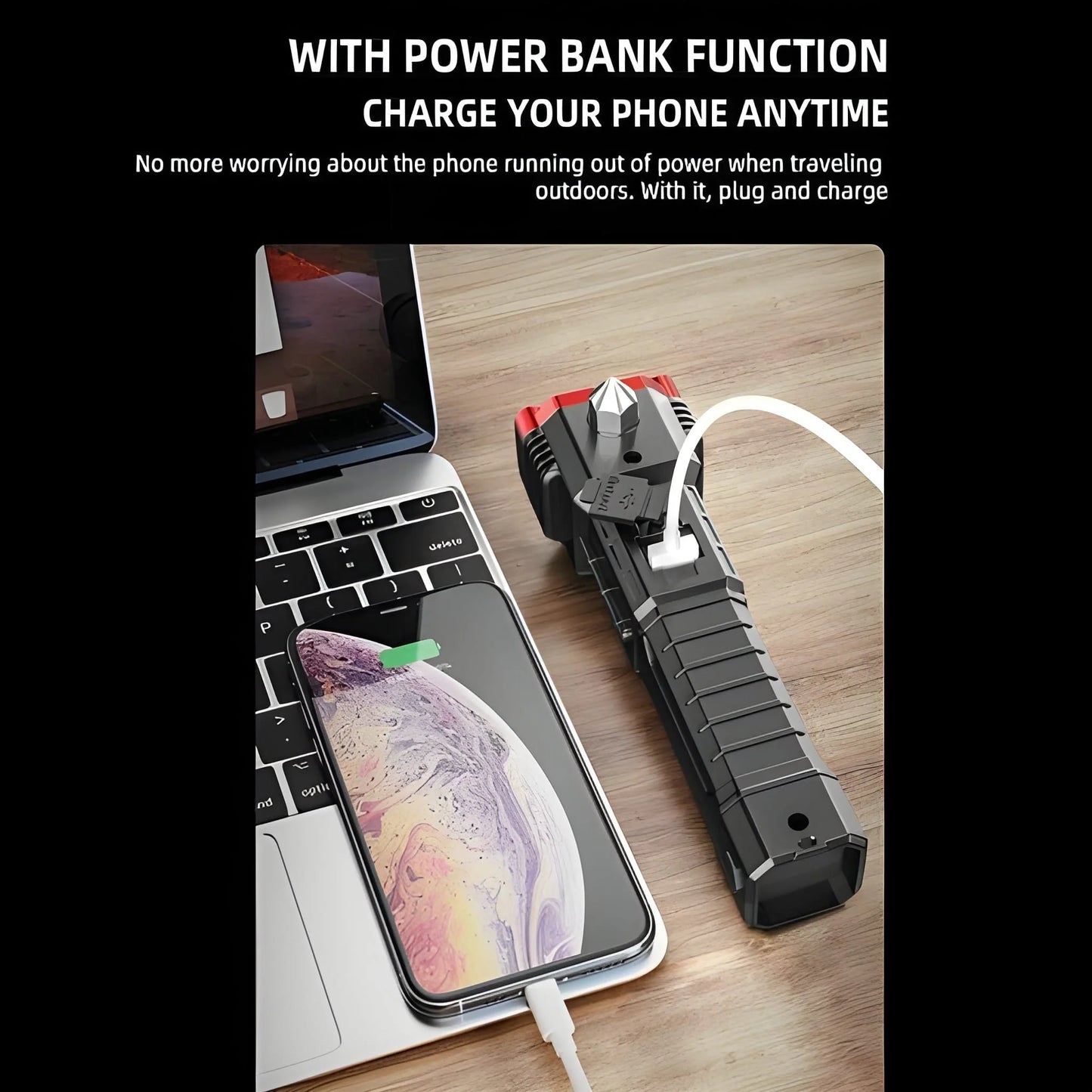 Emergency Torch with Tools