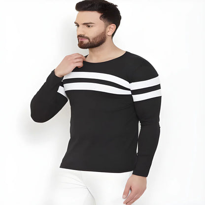 Essential Black Cotton Tees clothing