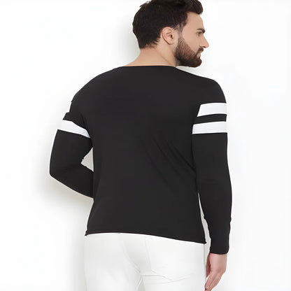Essential Black Cotton Tees clothing