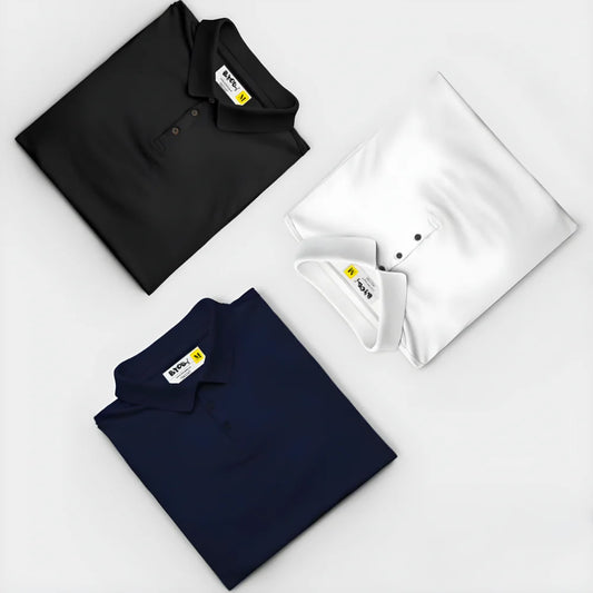 Essential Polo T Shirt Trio clothing