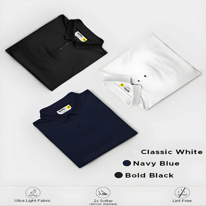Essential Polo T Shirt Trio clothing