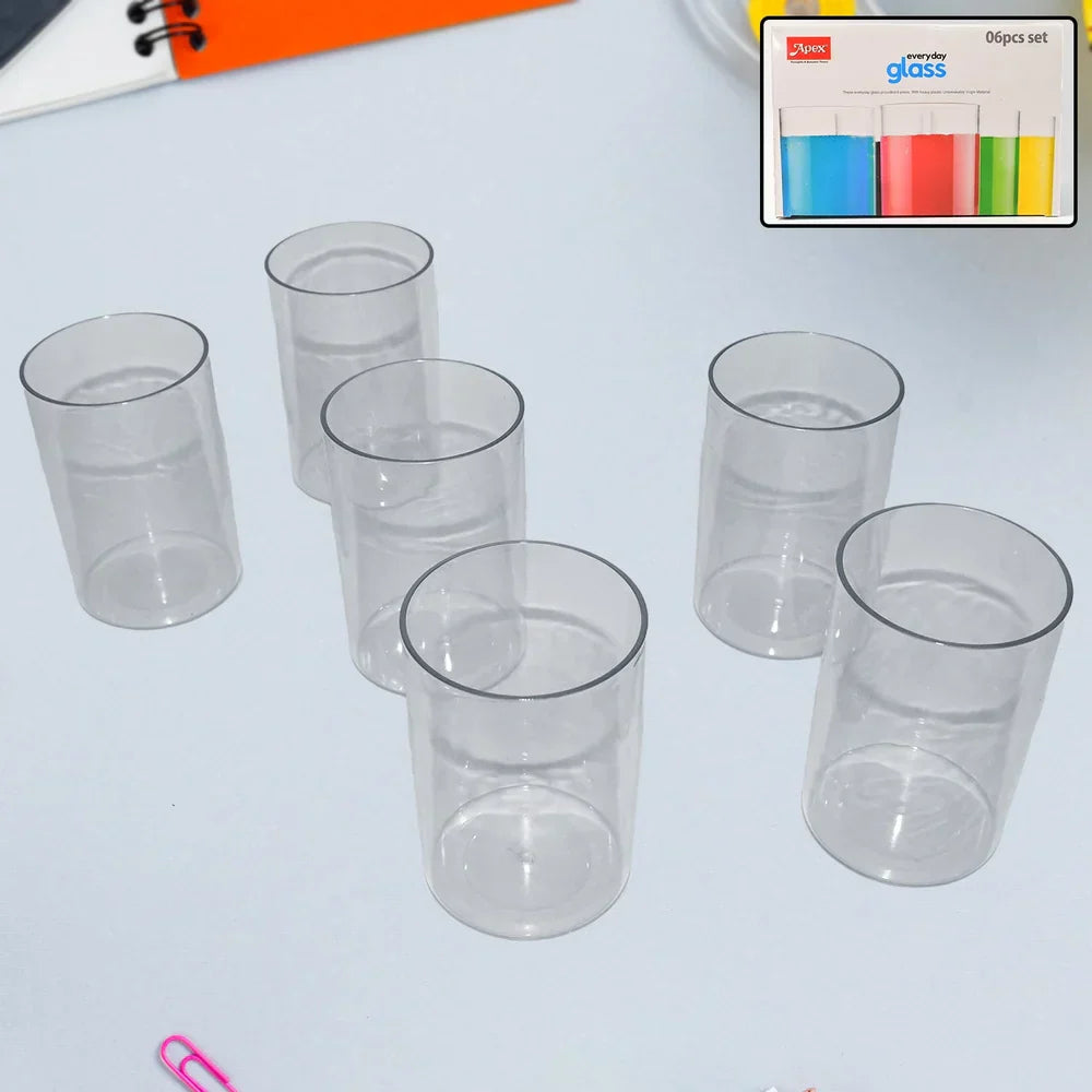 Best everyday 6-piece plastic glass set - tumblers | 2025 | fast shipping