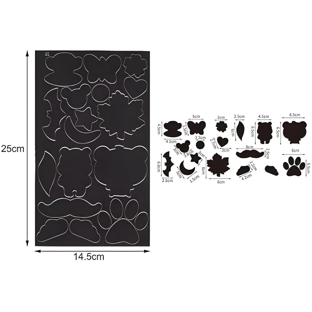 Fabric Patch Sticker (2 Sheets) Self Adhesive