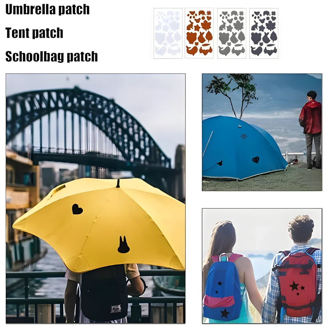 Fabric Patch Sticker (2 Sheets) Self Adhesive